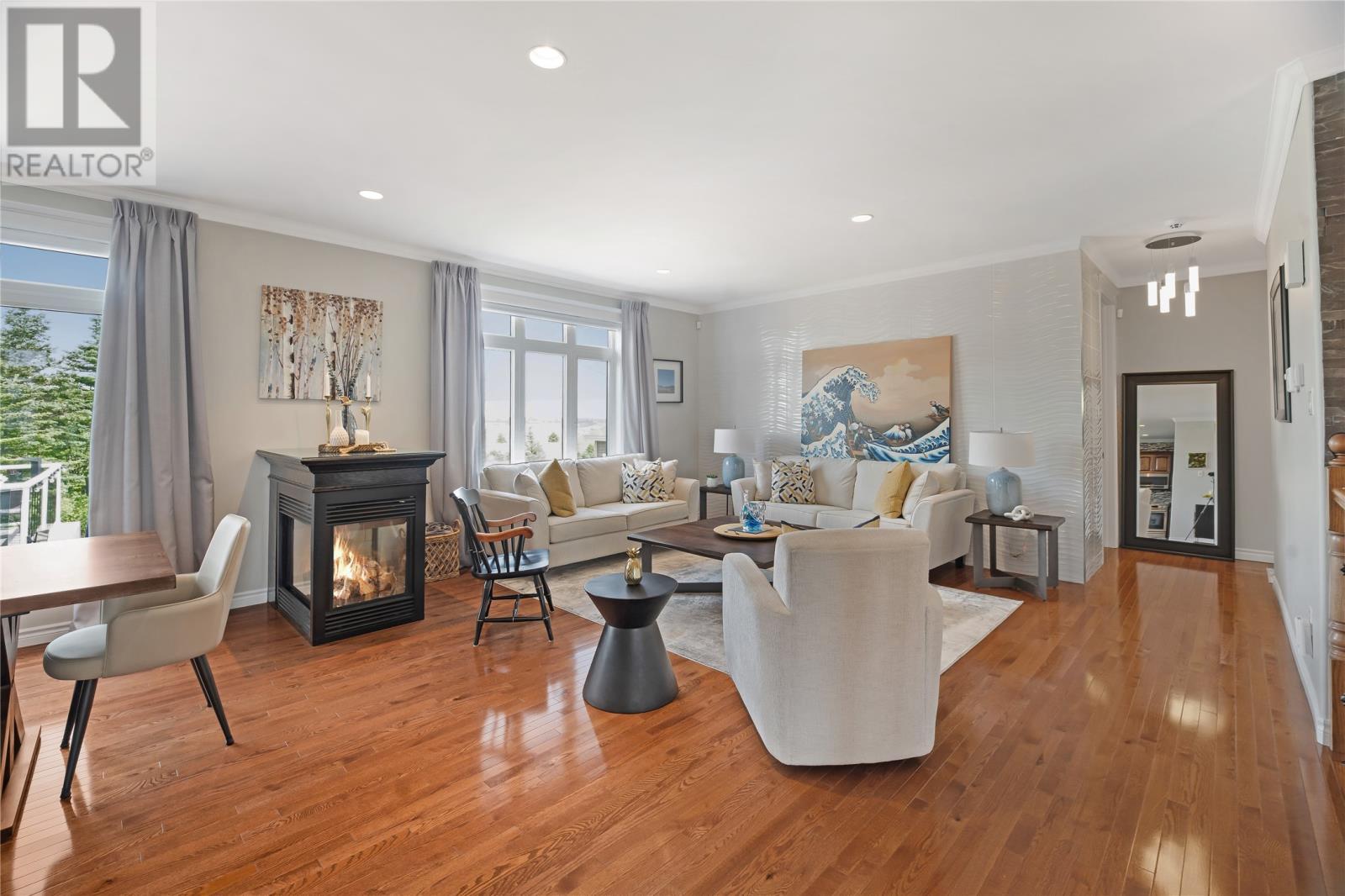 206 Summit Drive, Paradise, NL - Indoor With Fireplace