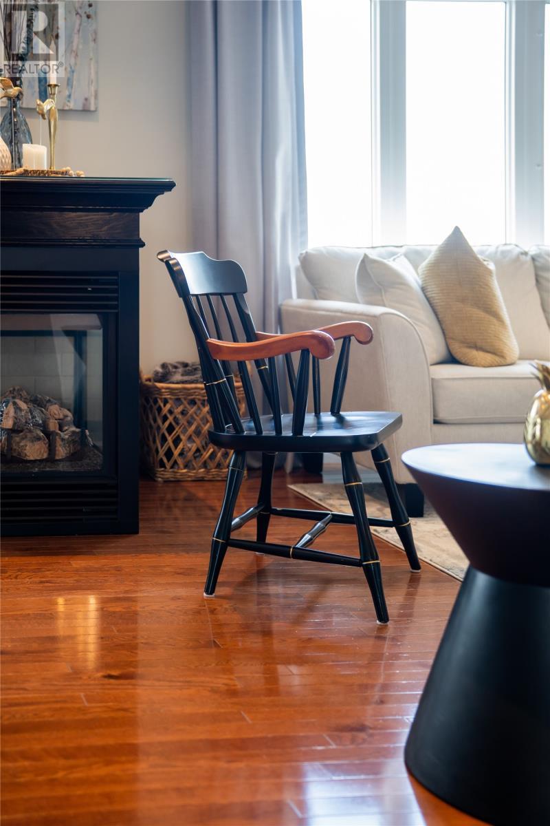 206 Summit Drive, Paradise, NL - Indoor Photo Showing Living Room With Fireplace