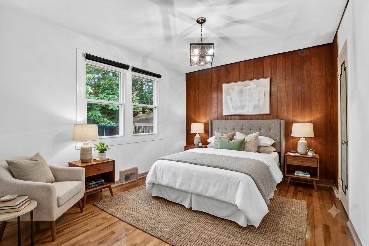 Chambre à coucher - 7847 Rue Ostell-Crescent, Montréal (Côte-Des-Neiges/Notre-Dame-De-Grâce), QC - Indoor Photo Showing Bedroom