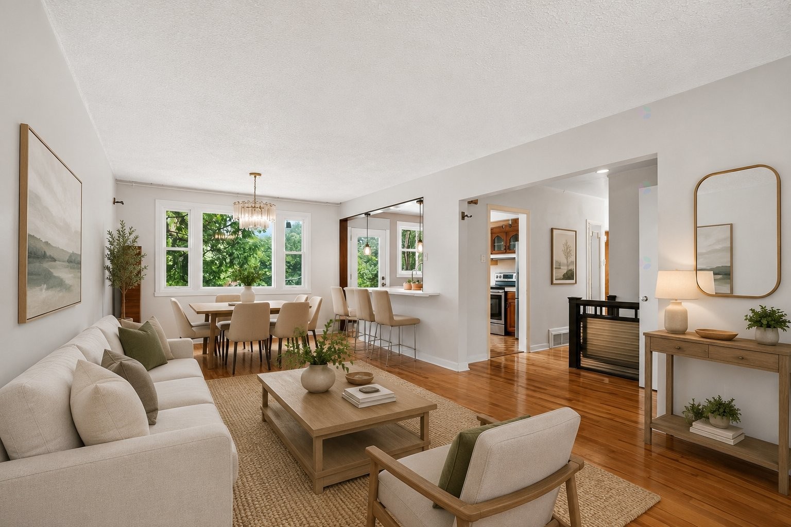 Salle à manger - 7847 Rue Ostell-Crescent, Montréal (Côte-Des-Neiges/Notre-Dame-De-Grâce), QC - Indoor Photo Showing Living Room