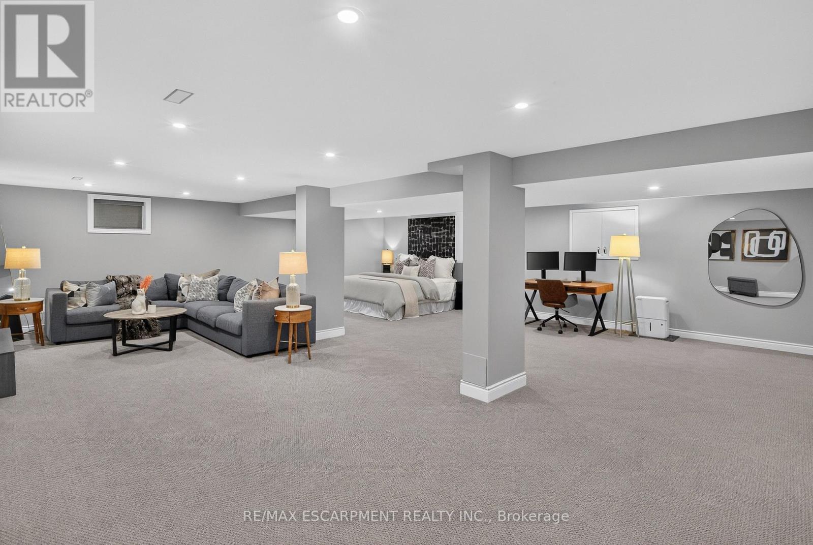 Oversized, finished REC room - 4461 Tremineer Avenue, Burlington, ON - Indoor