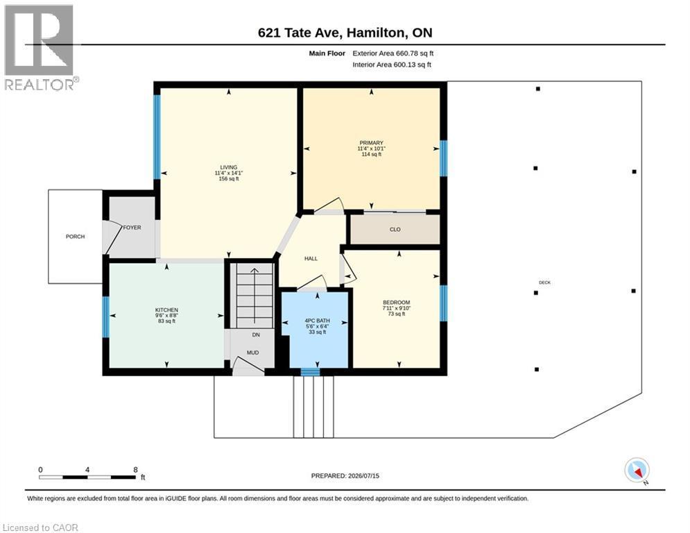 Floor plan - 621 Tate Avenue, Hamilton, ON - Other