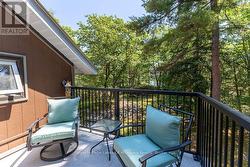 balcony from primary overlooks Leonard Lake -