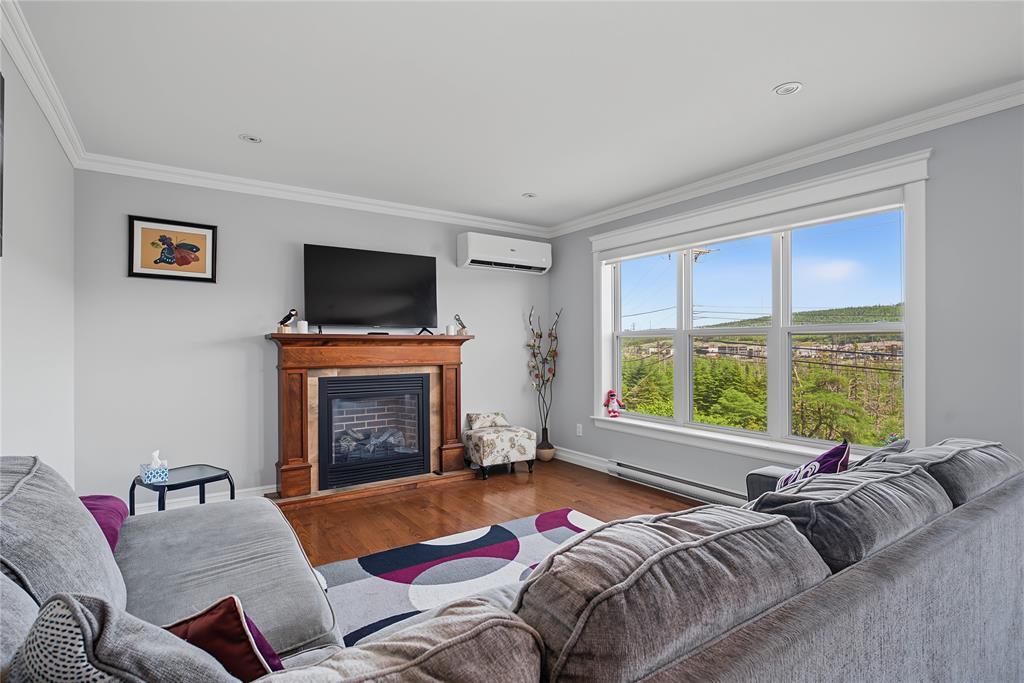 50 Iceland Place, St. John’S, NL - Indoor Photo Showing Living Room With Fireplace