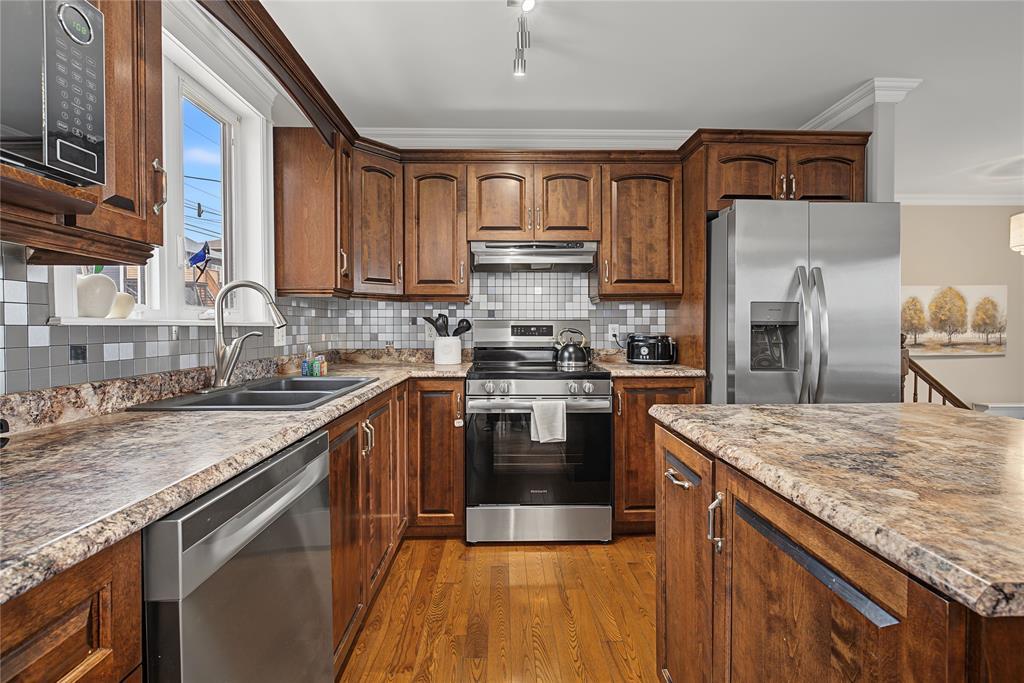 51 Croydon Street, Paradise, NL - Indoor Photo Showing Kitchen With Double Sink