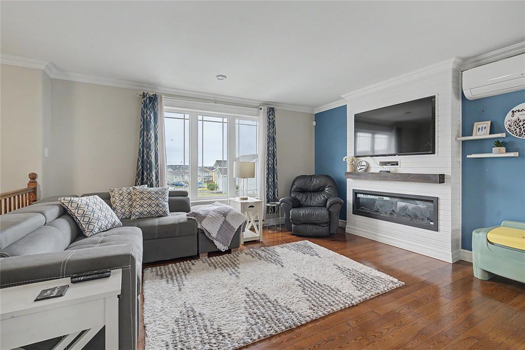 51 Croydon Street, Paradise, NL - Indoor Photo Showing Living Room With Fireplace