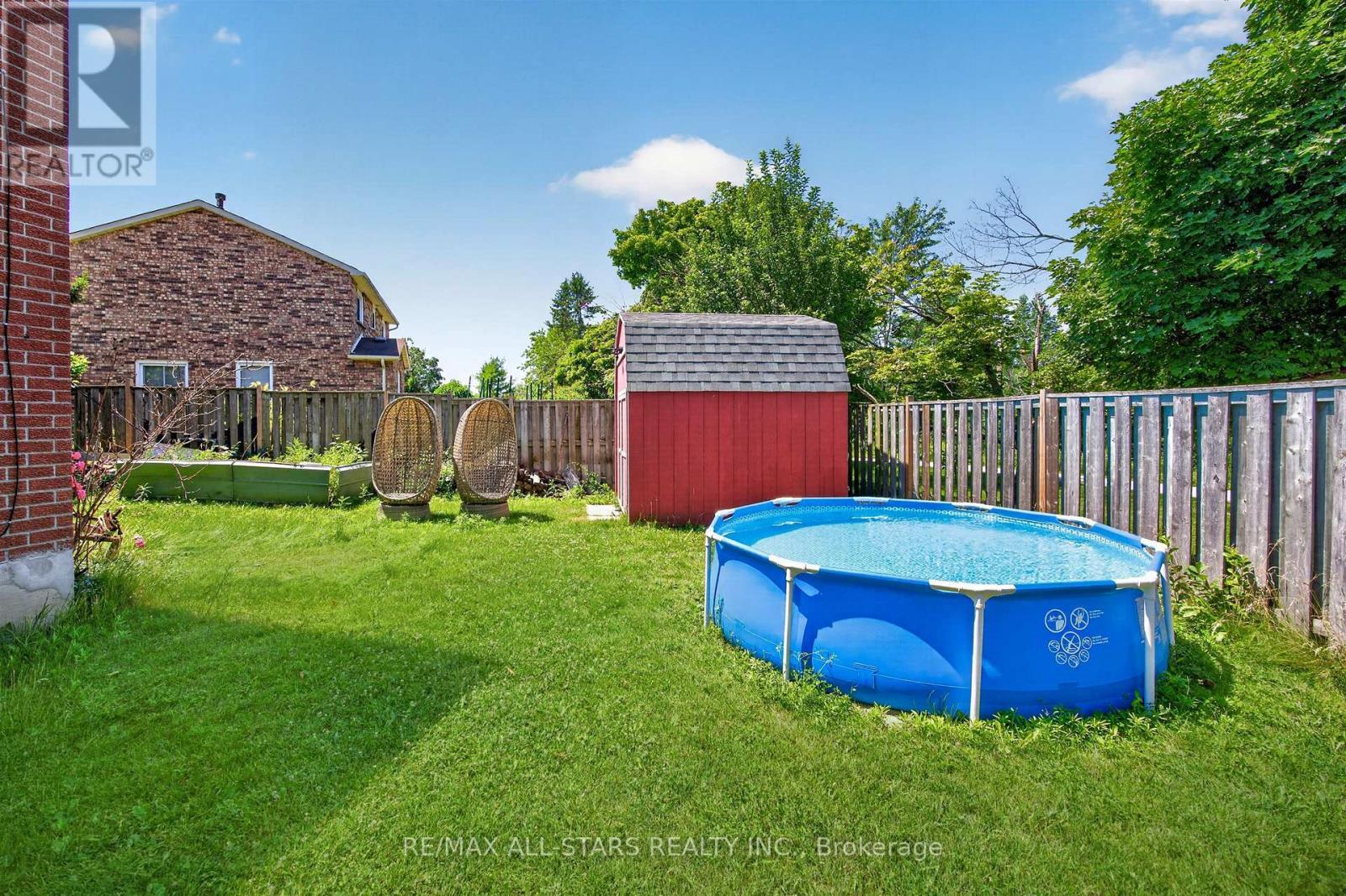 68 Patterson Crescent, Ajax, ON - Outdoor With Above Ground Pool With Backyard