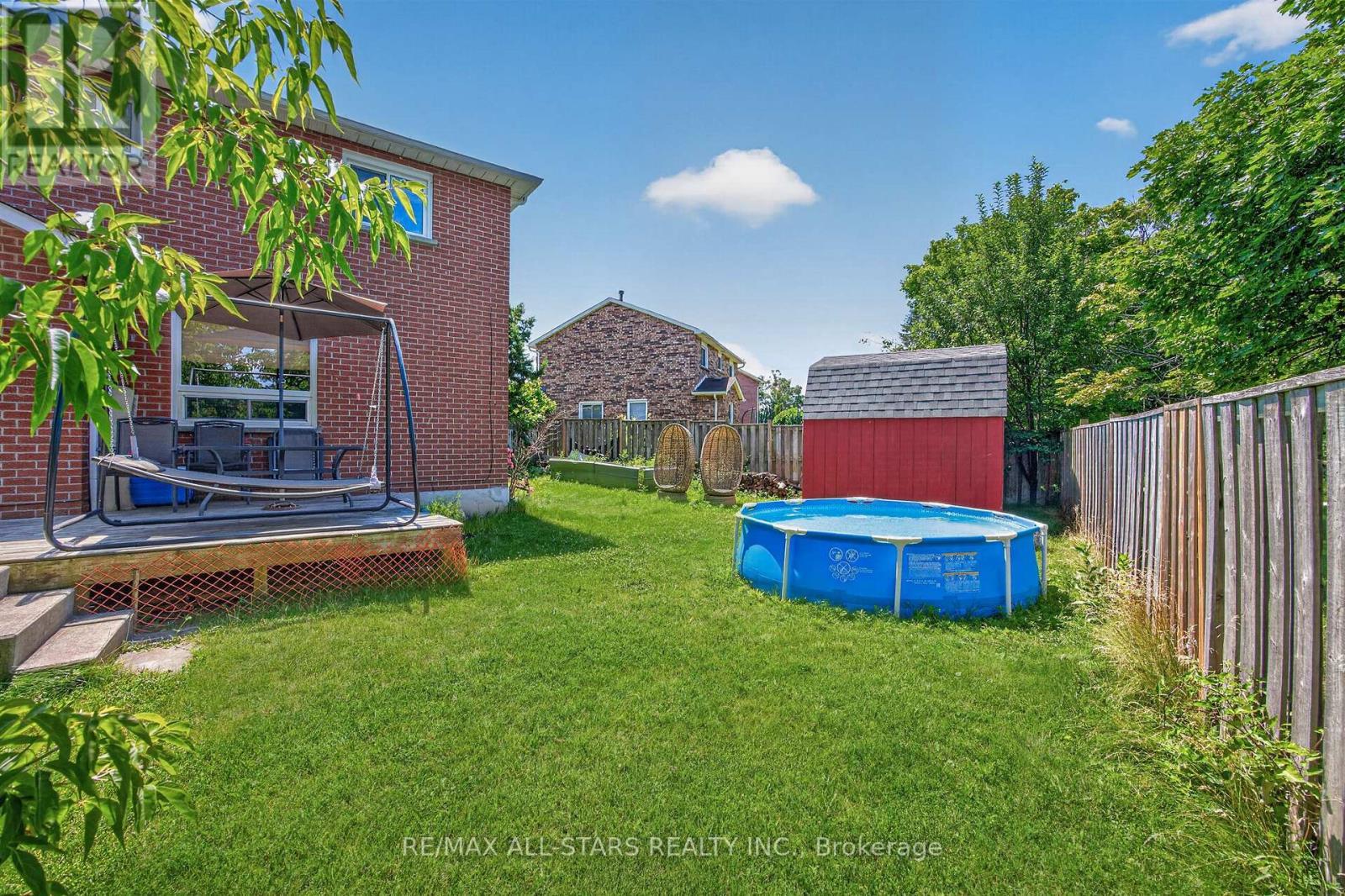 68 Patterson Crescent, Ajax, ON - Outdoor With Above Ground Pool