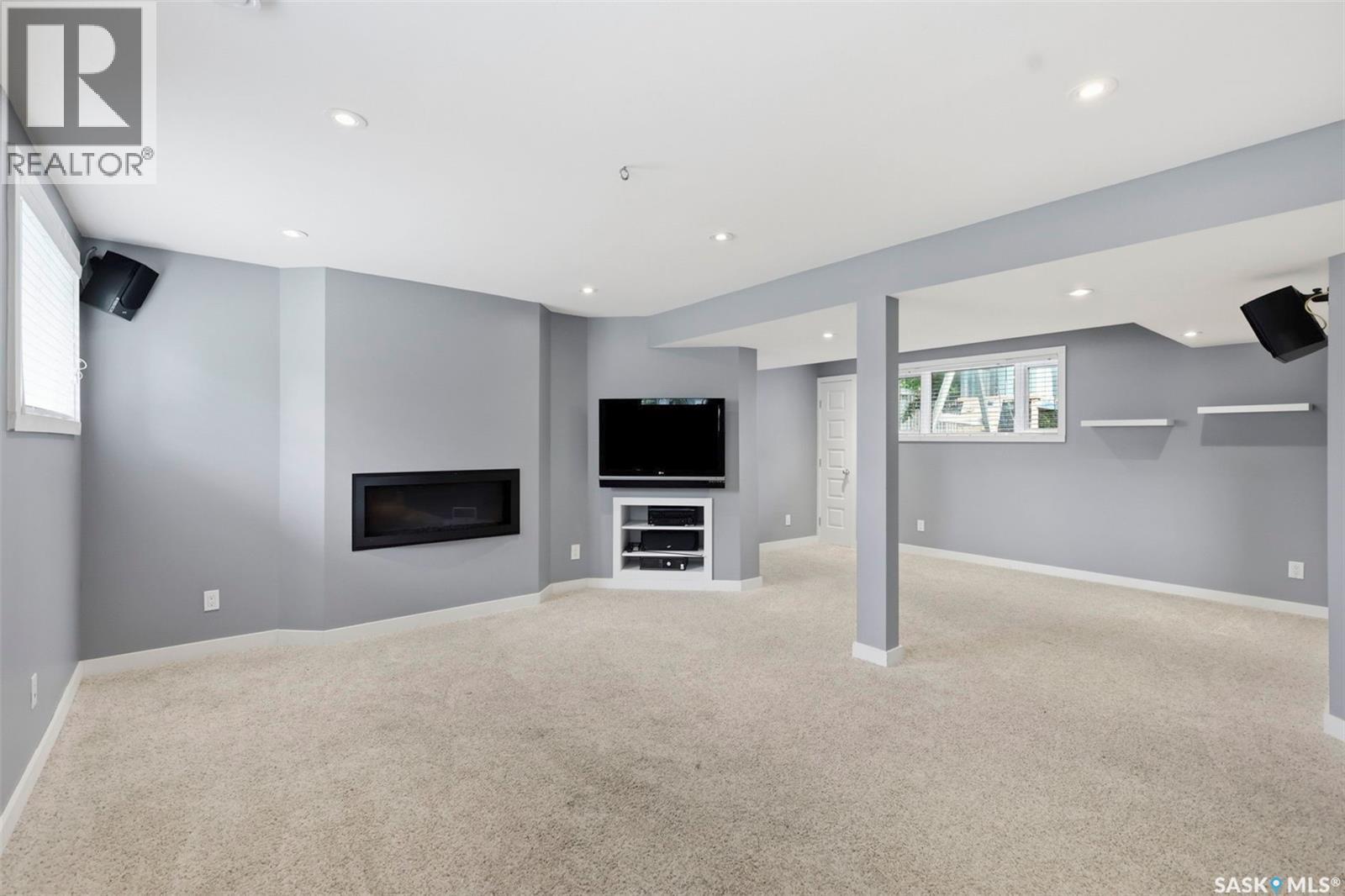 210 Laval Crescent, Saskatoon, SK - Indoor With Fireplace