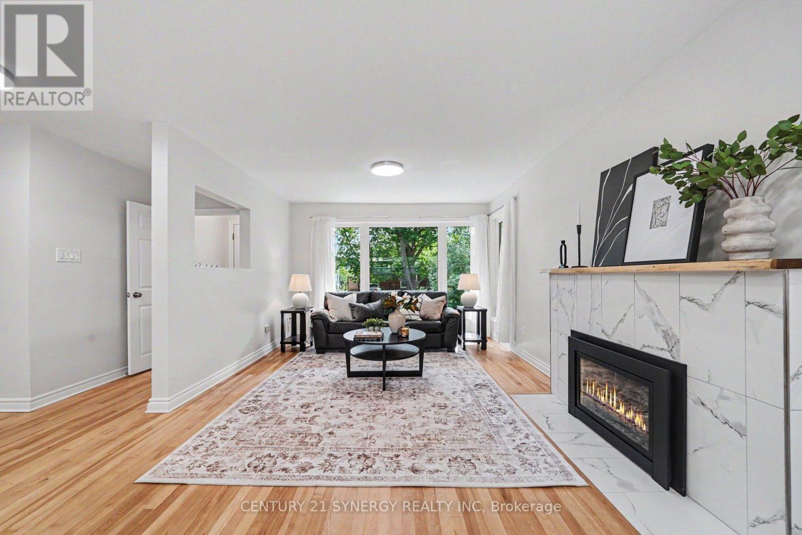 Living Room - 1225 Major Street, Ottawa, ON - Indoor Photo Showing Living Room With Fireplace