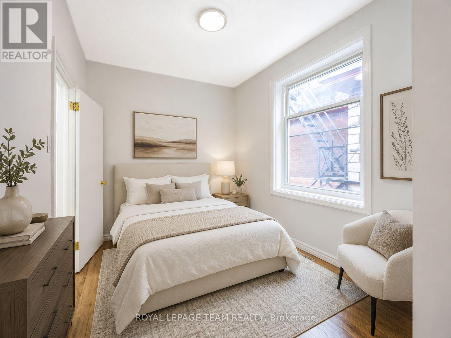 Virtually Staged - 301 Somerset Street E, Ottawa, ON - Indoor Photo Showing Bedroom