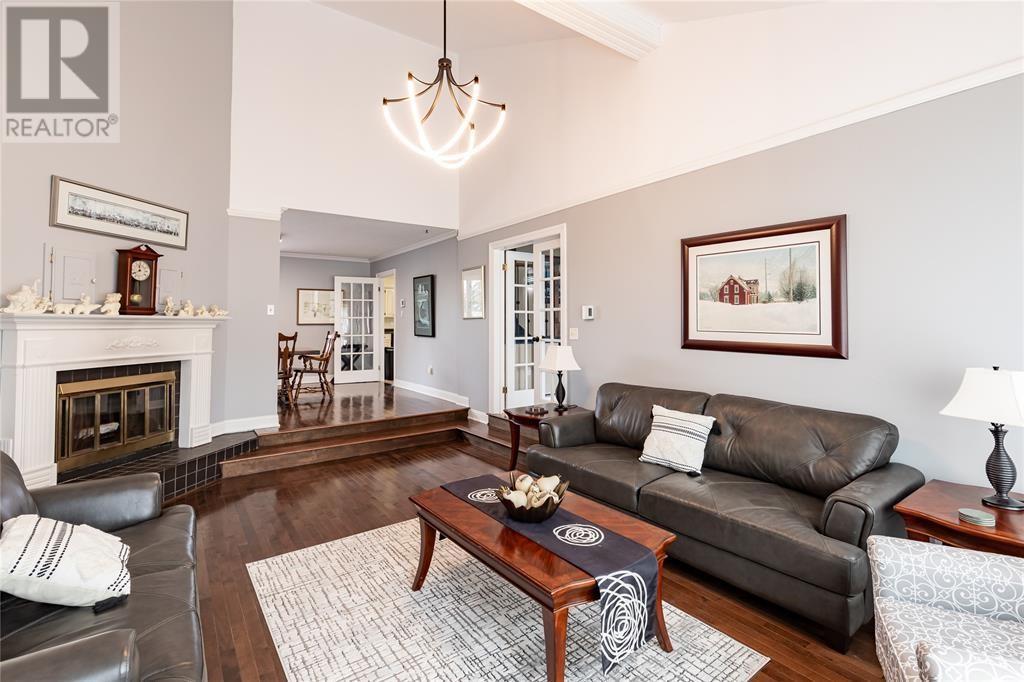 52 Mountbatten Drive, St. John'S, NL - Indoor Photo Showing Living Room With Fireplace