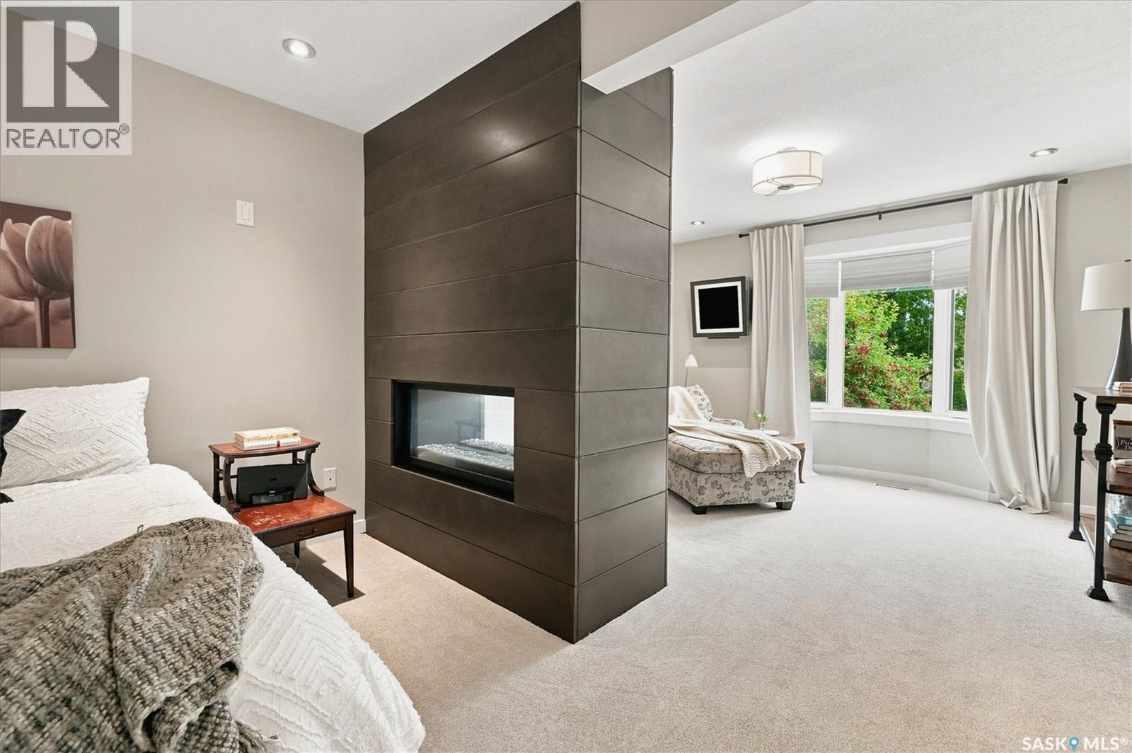 3834 Balfour Place, Saskatoon, SK - Indoor With Fireplace