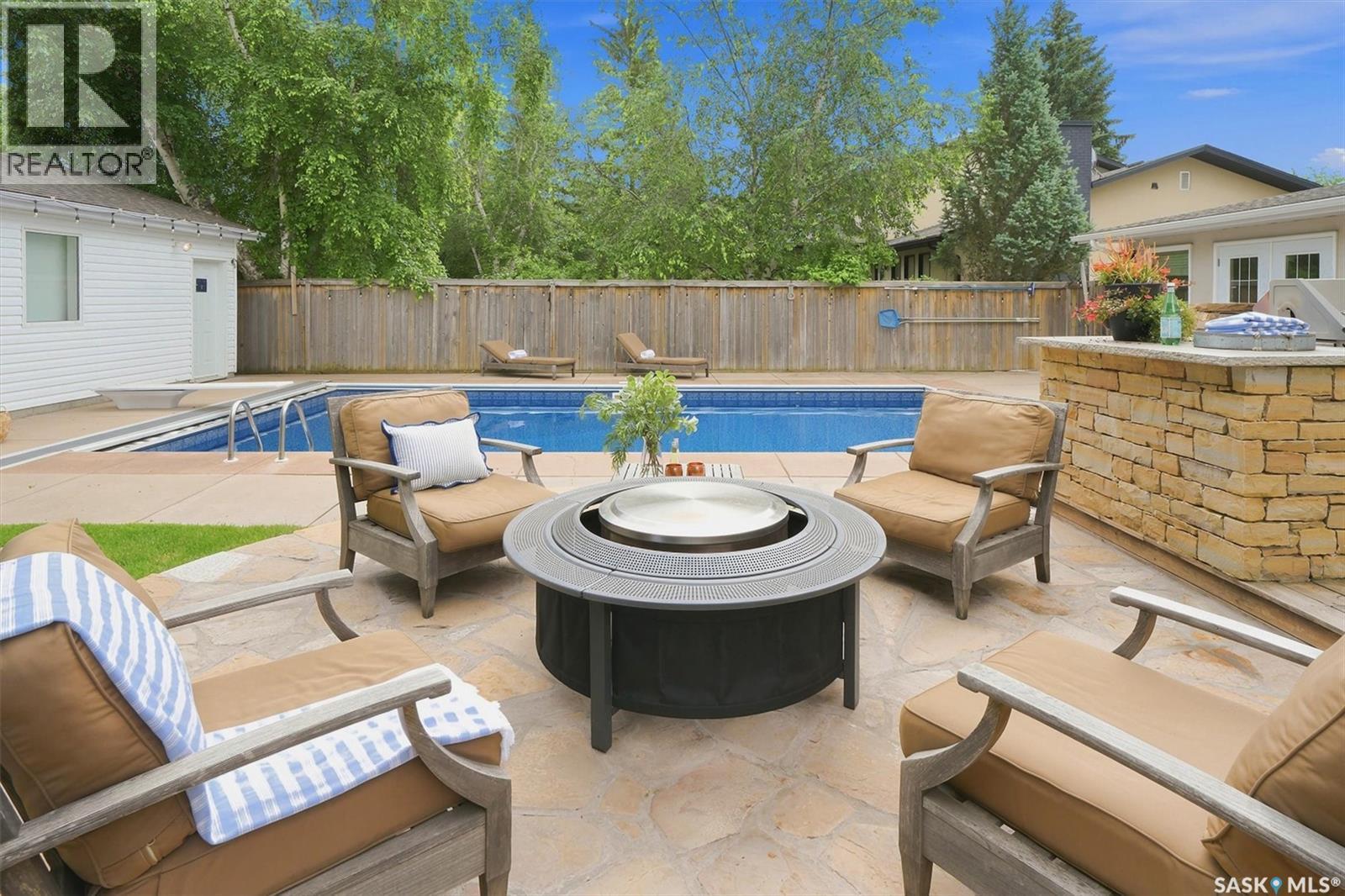 3834 Balfour Place, Saskatoon, SK - Outdoor With In Ground Pool
