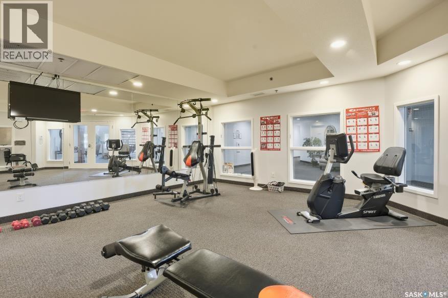 217 1010 Ruth Street E, Saskatoon, SK - Indoor Photo Showing Gym Room