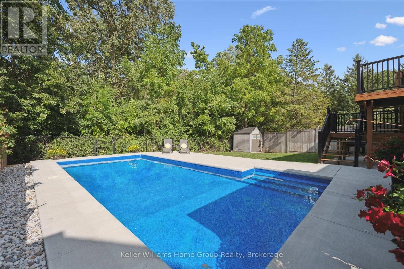 294 Farley Drive, Guelph (Pineridge/Westminster Woods), ON - Outdoor With In Ground Pool With Backyard