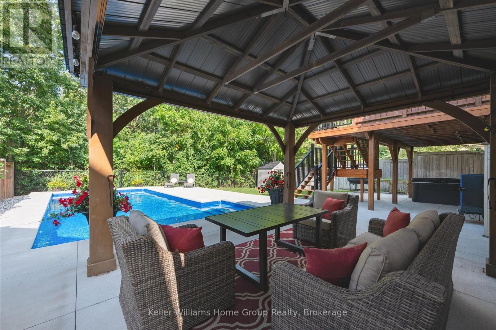 294 Farley Drive, Guelph (Pineridge/Westminster Woods), ON - Outdoor With In Ground Pool With Deck Patio Veranda