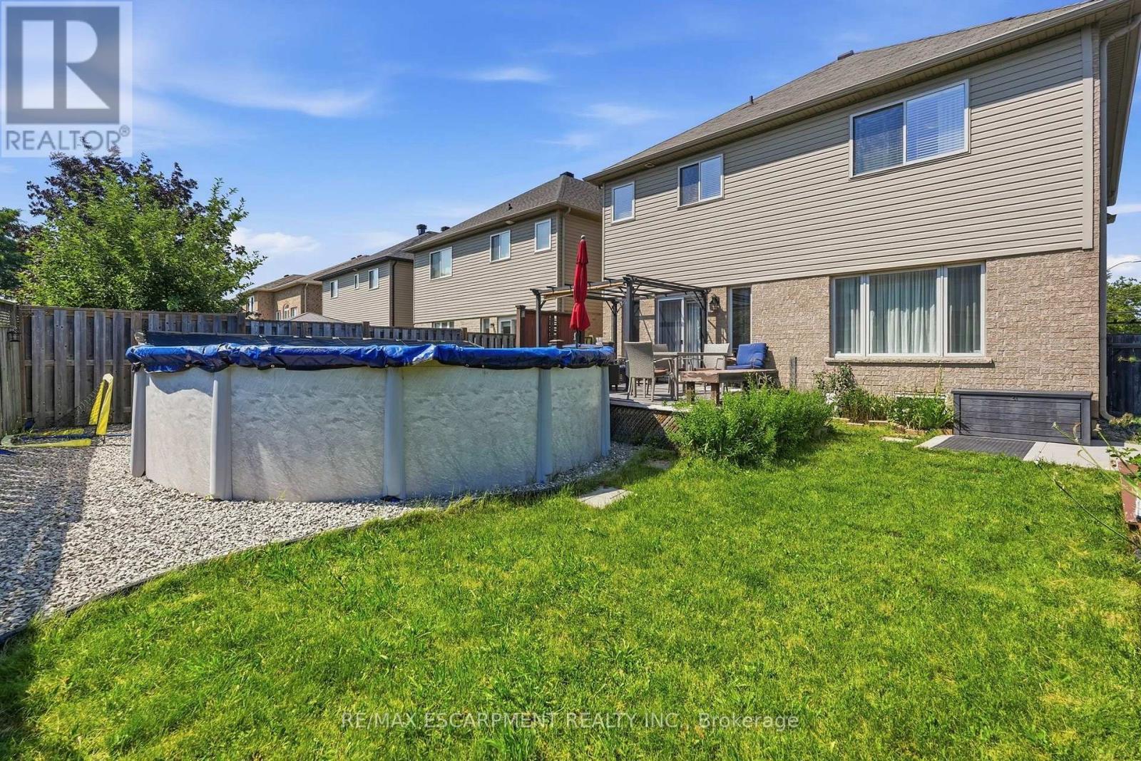 1332 Baseline Road, Hamilton, ON - Outdoor With Above Ground Pool With Exterior
