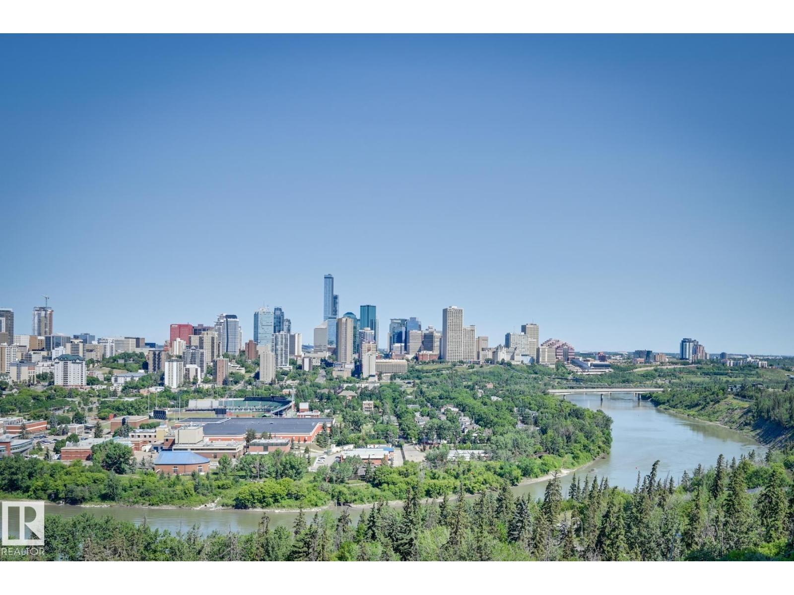 #1101 10149 Saskatchewan Dr Nw, Edmonton, AB - Outdoor With View