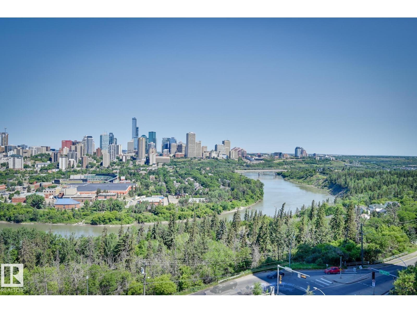 #1101 10149 Saskatchewan Dr Nw, Edmonton, AB - Outdoor With View