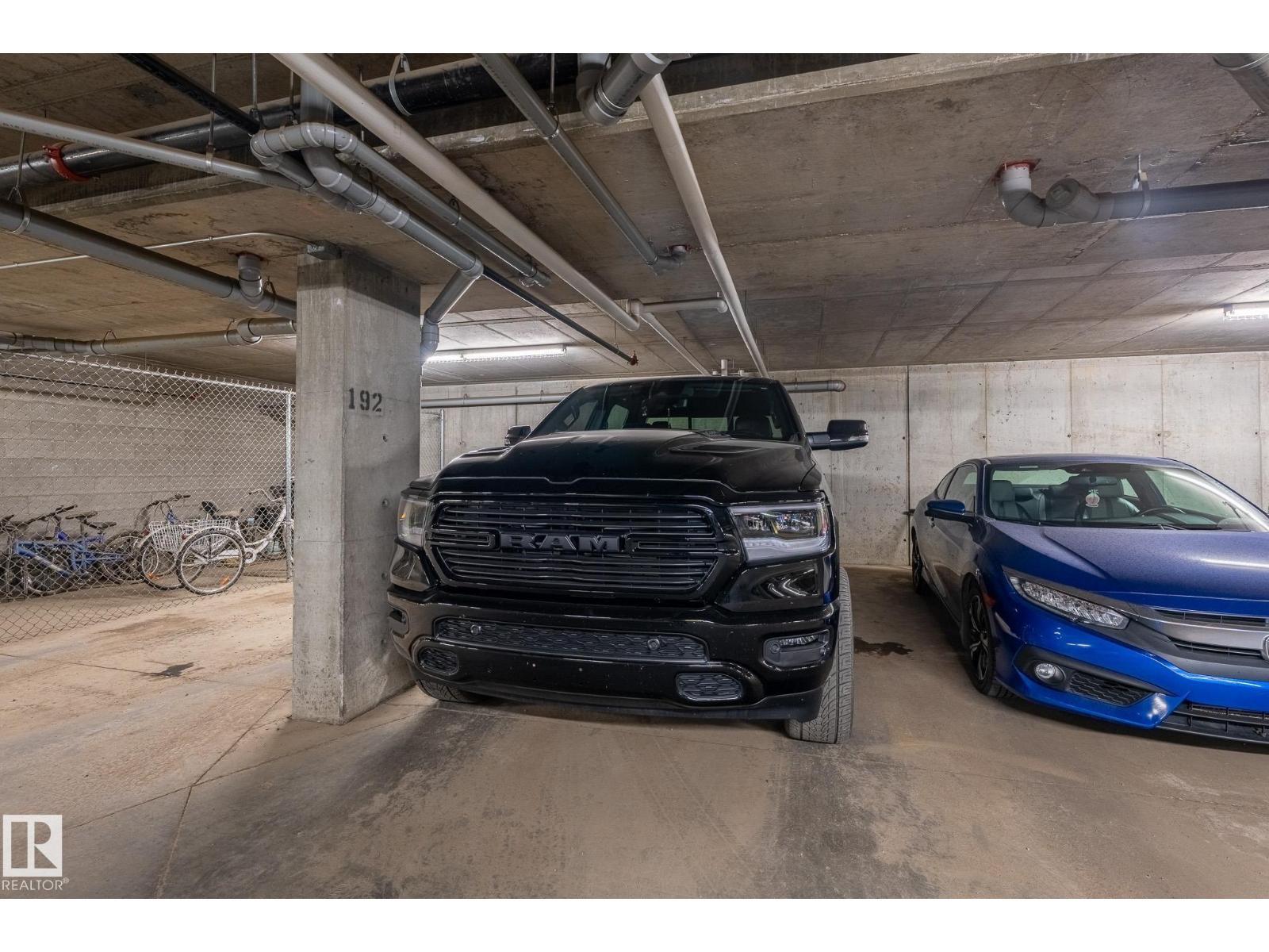 #107 142 Ebbers Bv Nw, Edmonton, AB - Indoor Photo Showing Garage