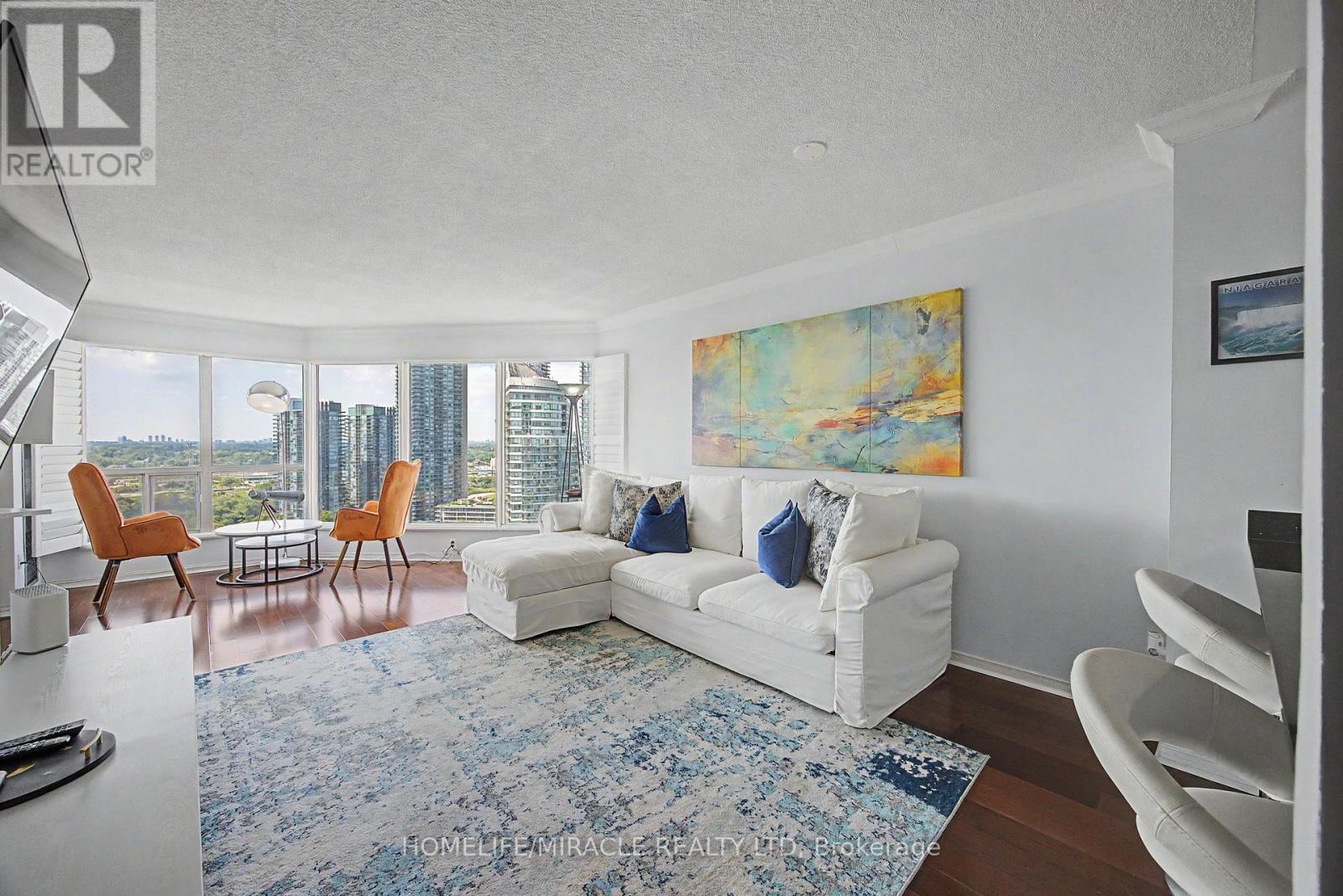 2603 - 2269 Lakeshore Boulevard W, Toronto, ON - Indoor Photo Showing Living Room