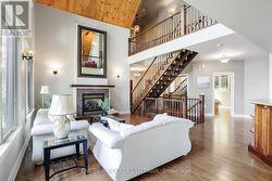 Living Room with Gas Fireplace -