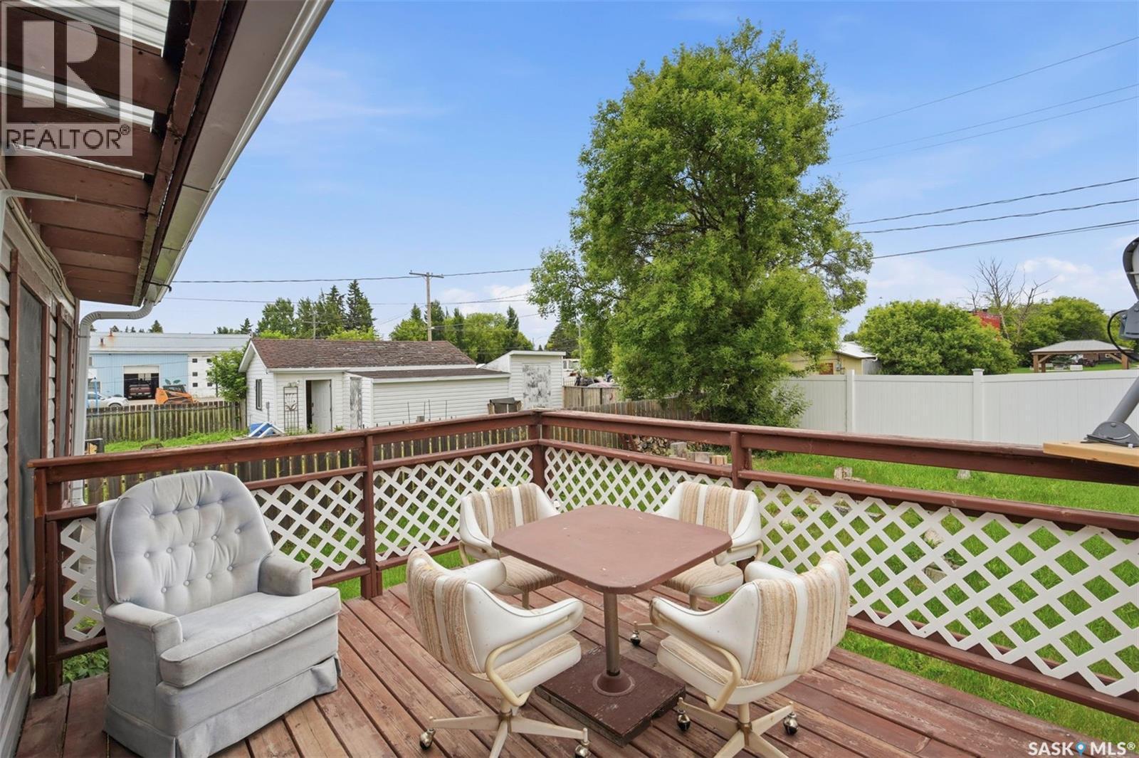 525 Kirby Street, Bruno, SK - Outdoor With Deck Patio Veranda With Exterior