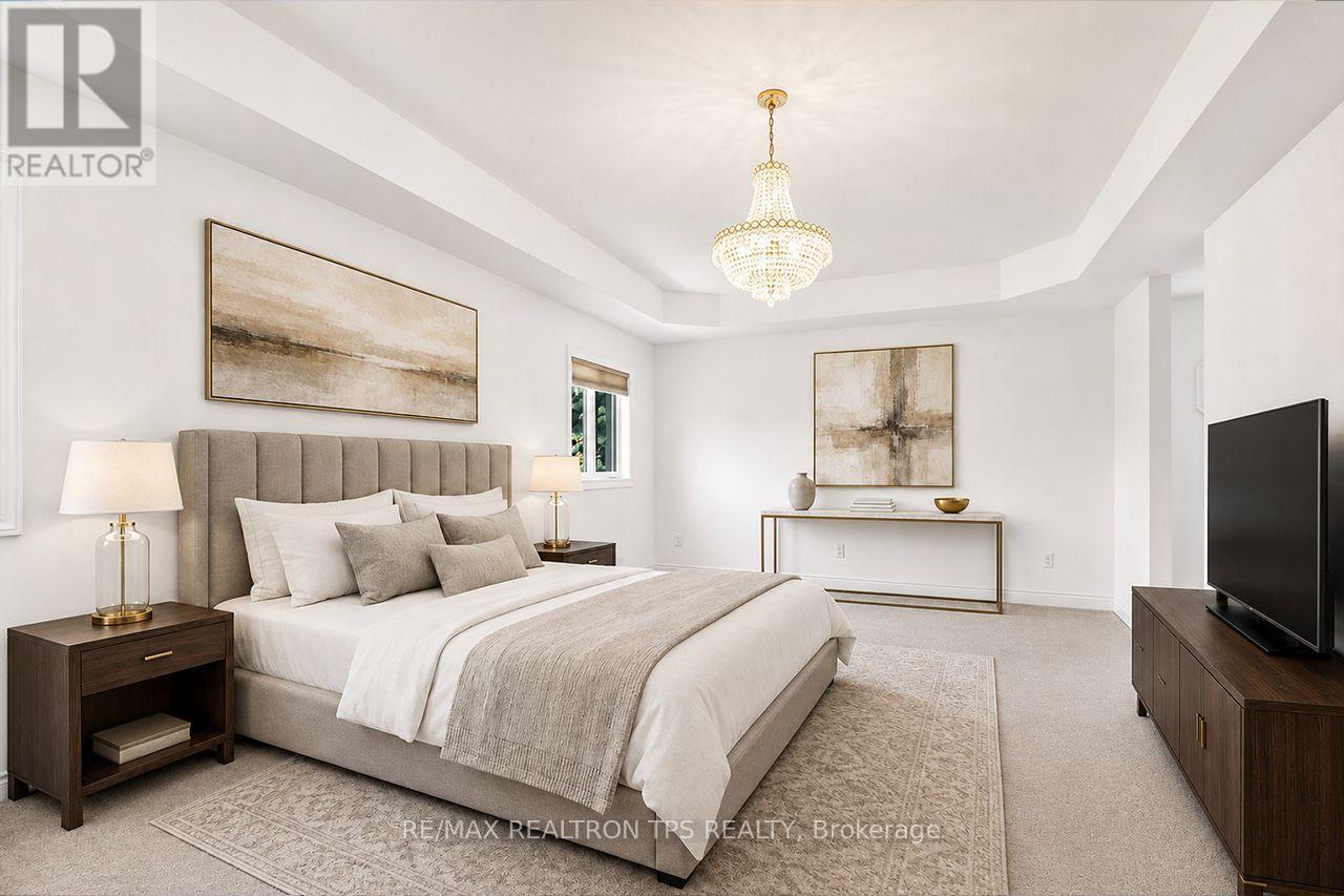 Coffered Ceilings - 555 Kingsfield Loop, Oshawa, ON - Indoor Photo Showing Bedroom