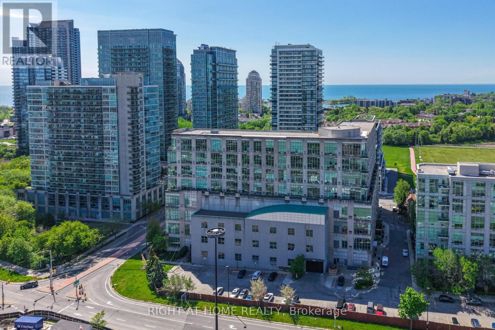 612 - 250 Manitoba Street, Toronto, ON - Outdoor With Facade