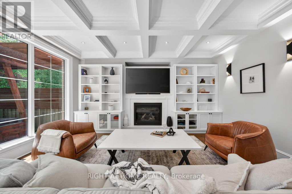 64 Ravina Crescent, Hamilton, ON - Indoor Photo Showing Other Room With Fireplace