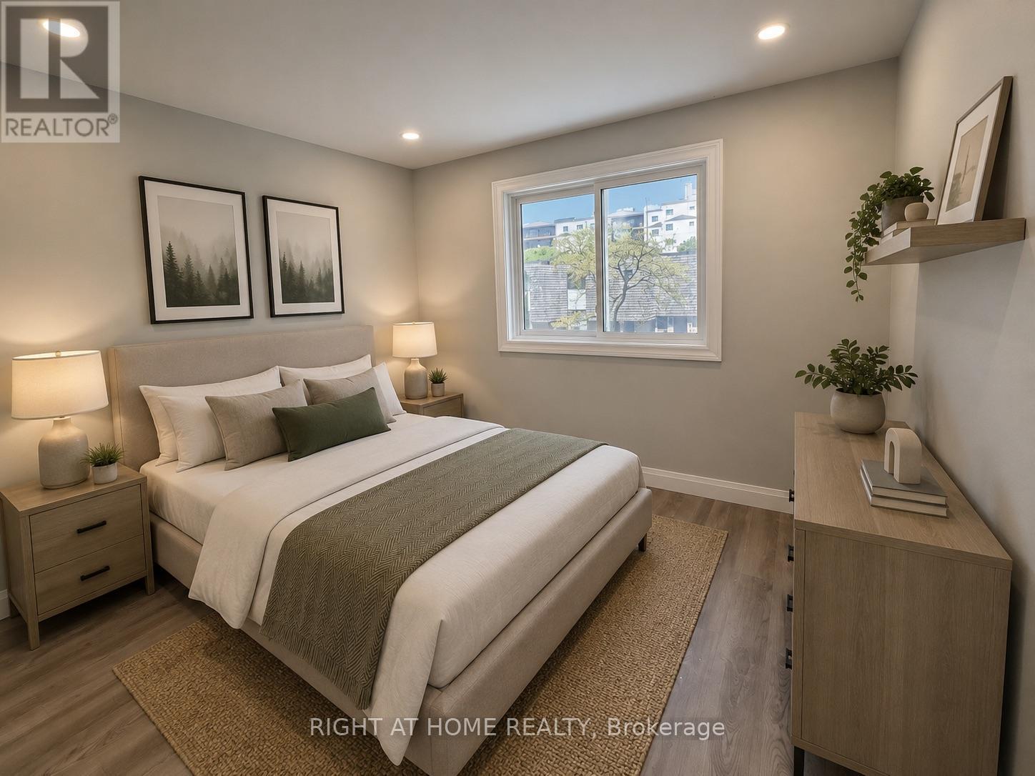 Virtually Staged - 24 - 7 Vale Carse Way, Toronto, ON - Indoor Photo Showing Bedroom