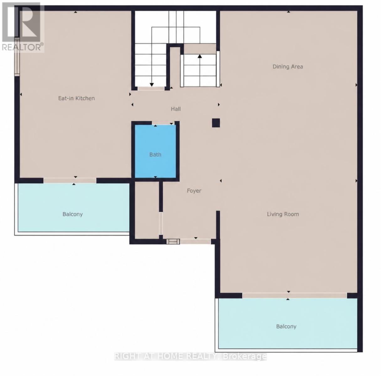 Main Floor Floor Plan - 24 - 7 Vale Carse Way, Toronto, ON - Other