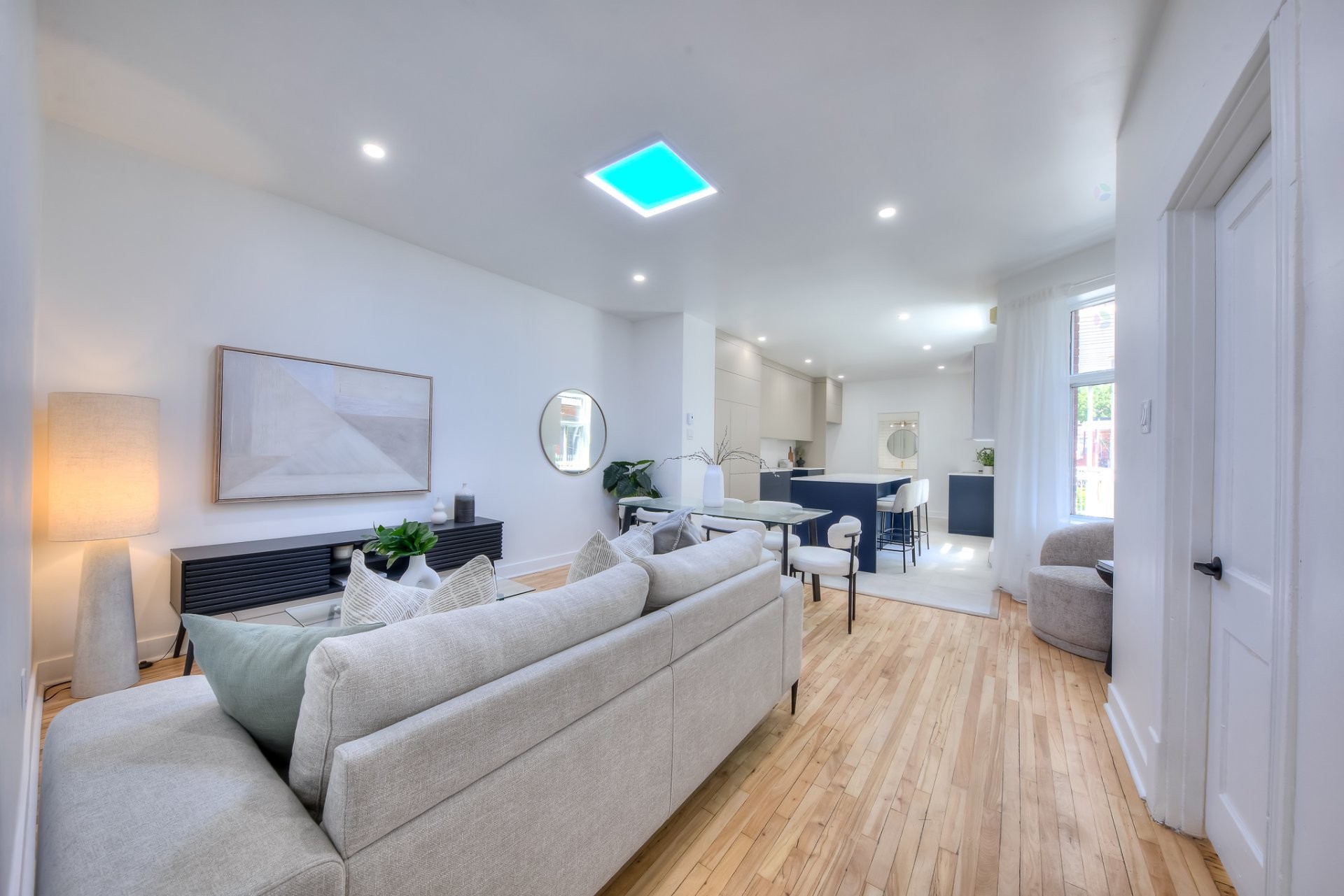 Overall view - 6259 Av. Christophe-Colomb, Montréal (Rosemont/La Petite-Patrie), QC - Indoor Photo Showing Living Room
