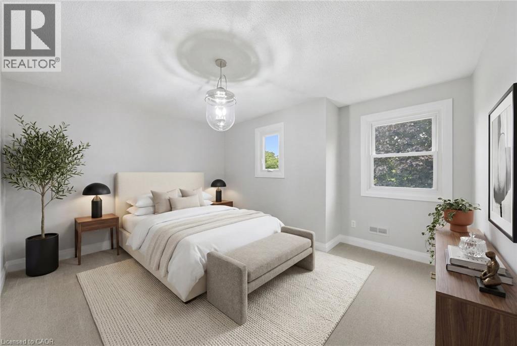 Virtual Staged - 2155 Duncaster Drive Unit# 2, Burlington, ON - Indoor Photo Showing Bedroom