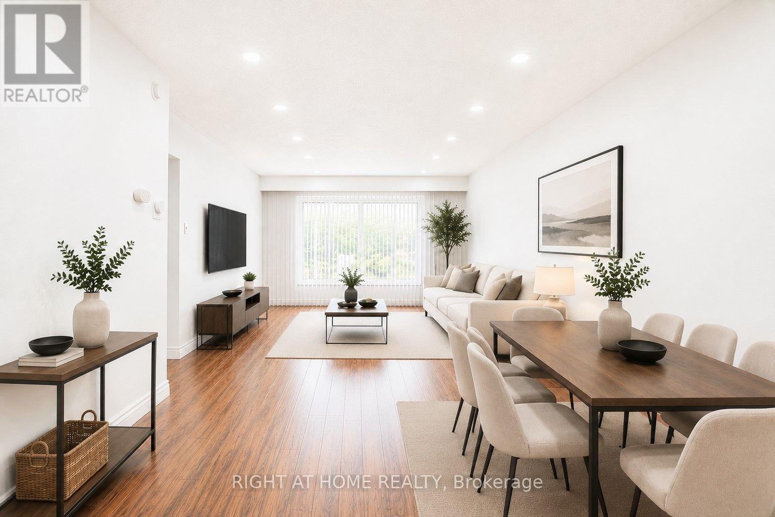 virtually staged - 96 Markwood Drive, Kitchener, ON - Indoor Photo Showing Dining Room