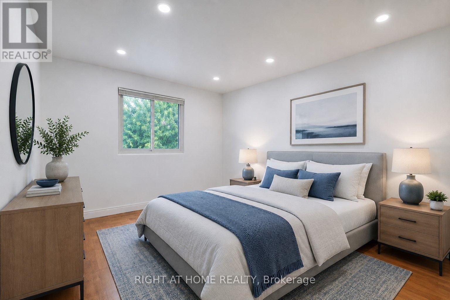 virtually staged - 96 Markwood Drive, Kitchener, ON - Indoor Photo Showing Bedroom