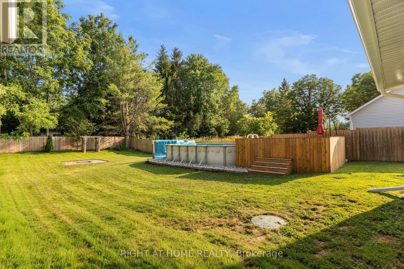 5317 County 9 Road, Clearview, ON - Outdoor With Above Ground Pool With Backyard