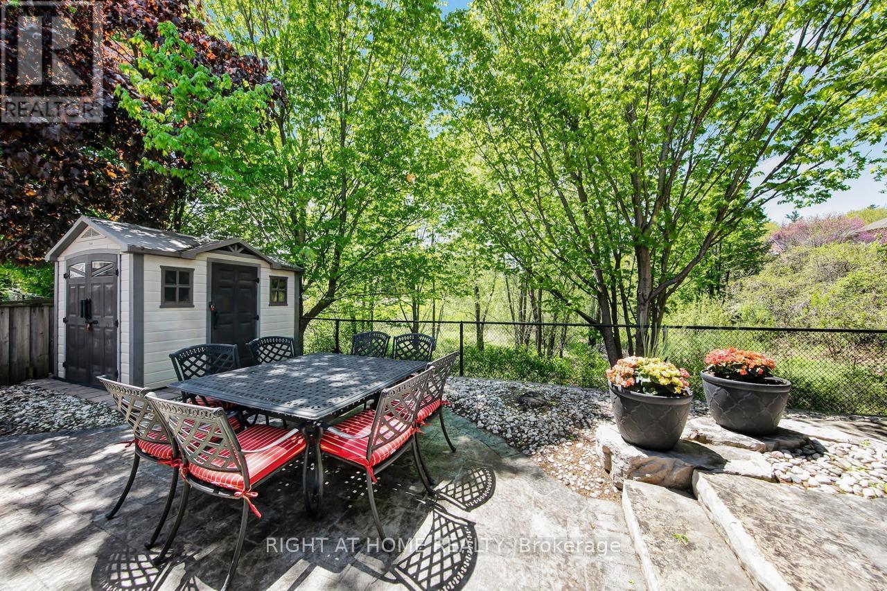 Lower Rear-Patio Area - 126 Moore Crescent, Hamilton, ON - Outdoor With Deck Patio Veranda