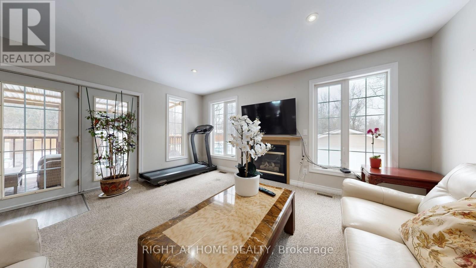 301 Garner Road E, Hamilton, ON - Indoor With Fireplace