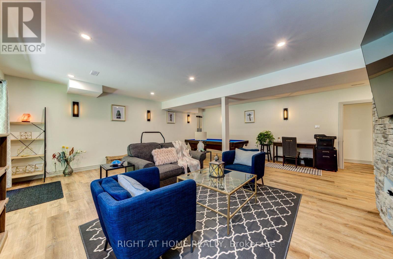 214 Desroches Trail, Tiny, ON - Indoor With Fireplace