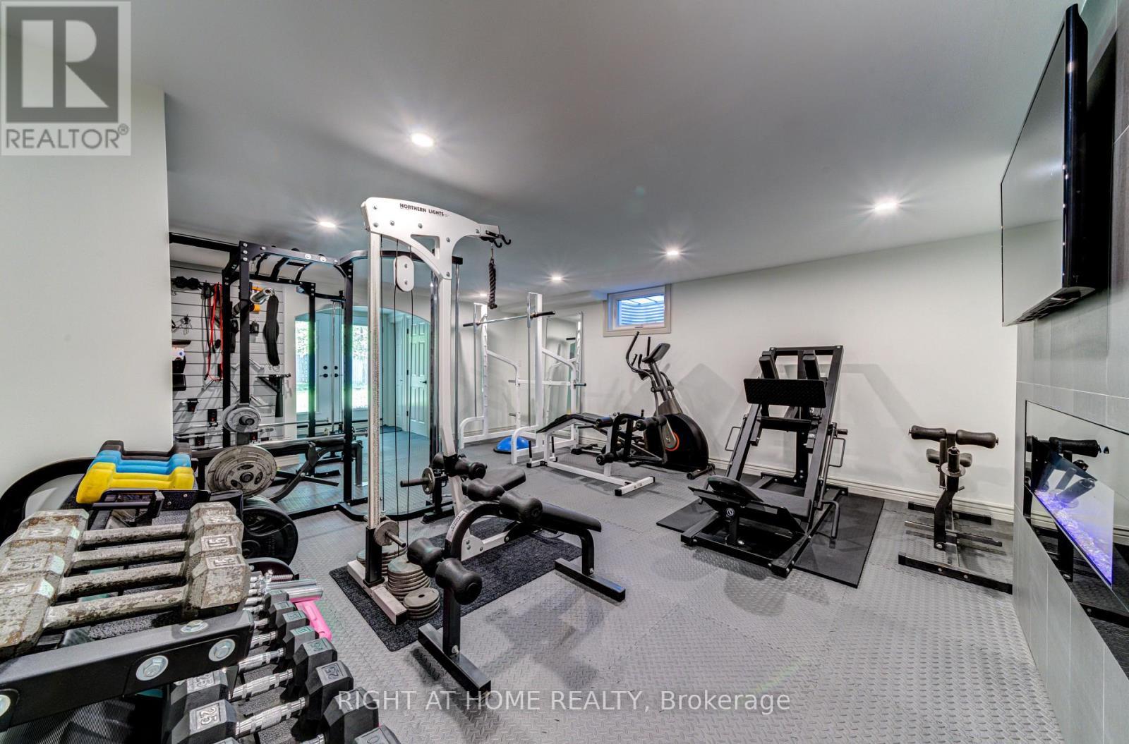 214 Desroches Trail, Tiny, ON - Indoor Photo Showing Gym Room