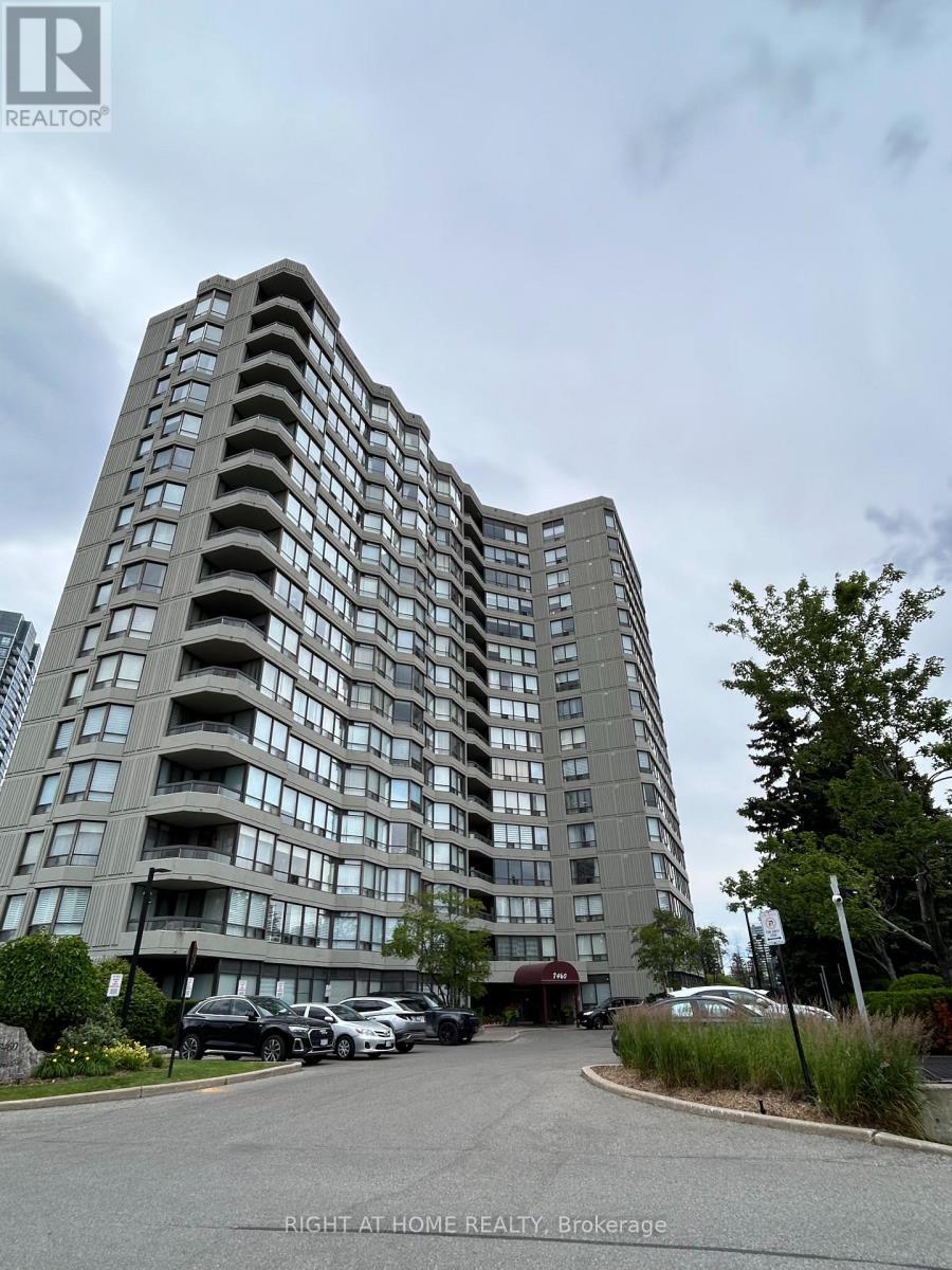 201 - 7460 Bathurst, Vaughan, ON - Outdoor With Balcony With Facade