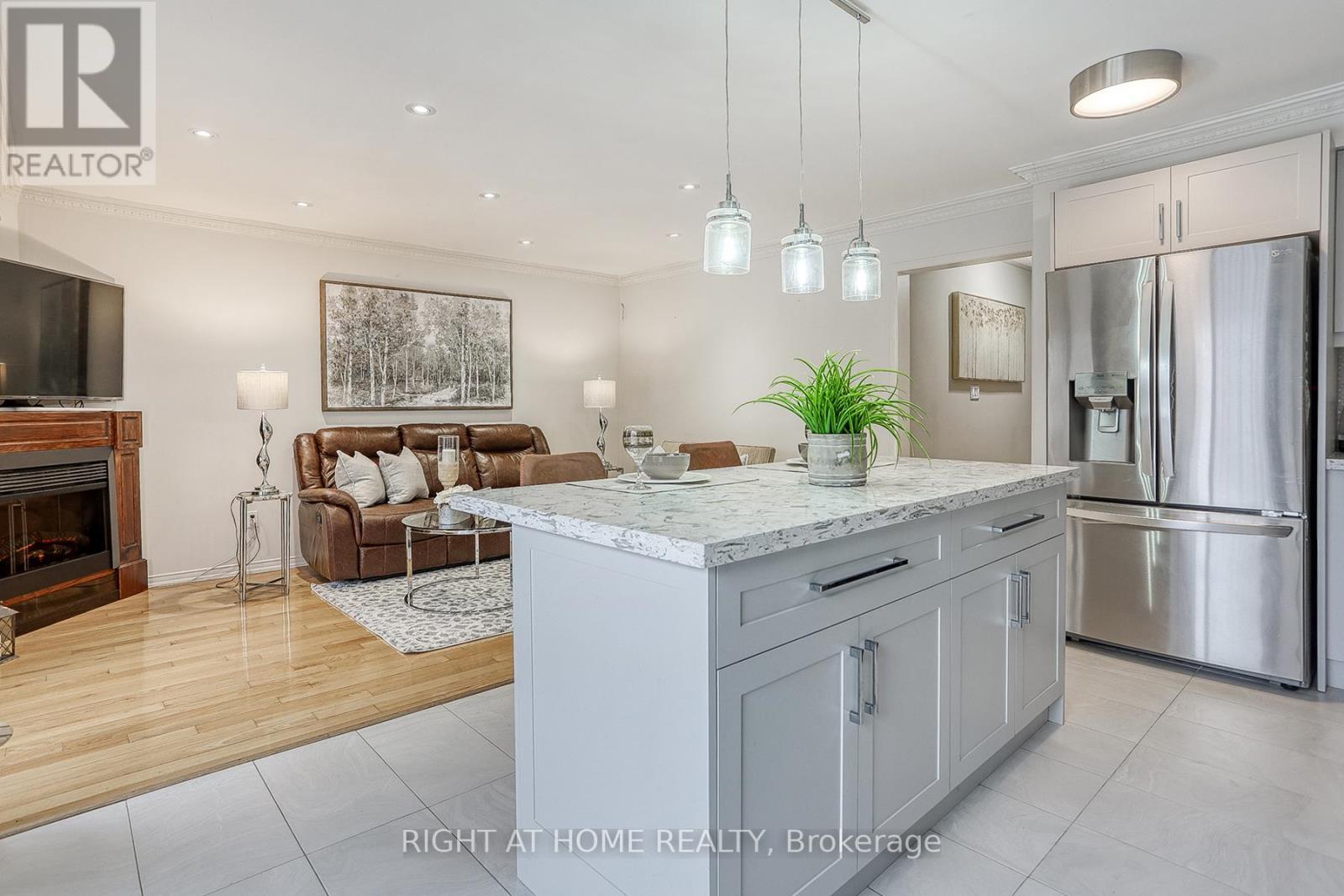 75 Carpendale Crescent, Ajax, ON - Indoor With Fireplace