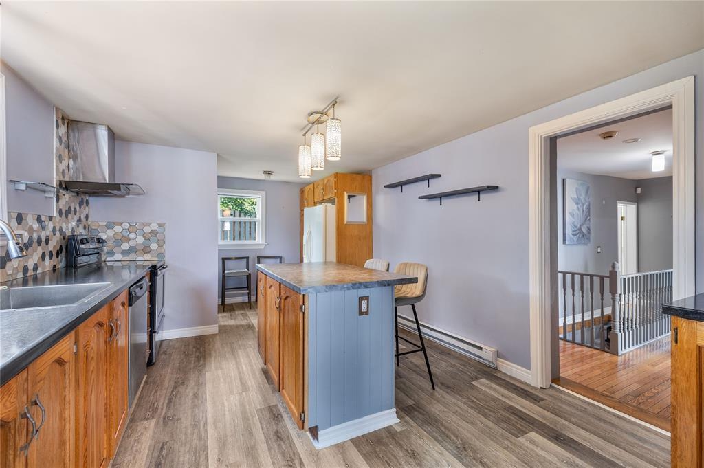 22 Monchy Street, St. John'S, NL - Indoor Photo Showing Kitchen With Double Sink