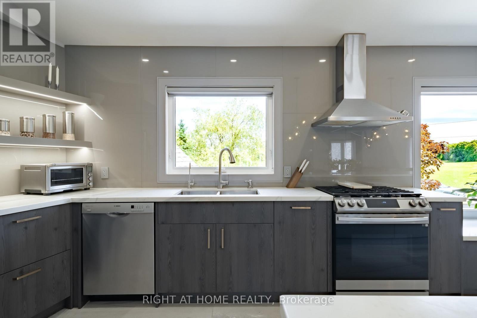 560 Concession Road 15 W, Tiny, ON - Indoor Photo Showing Kitchen With Double Sink