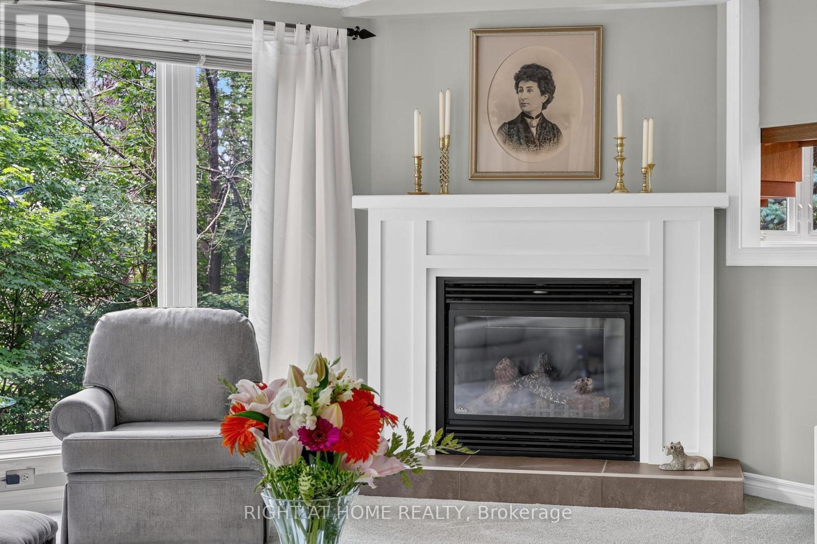 5 Pine Point, Oro-Medonte, ON - Indoor Photo Showing Living Room With Fireplace