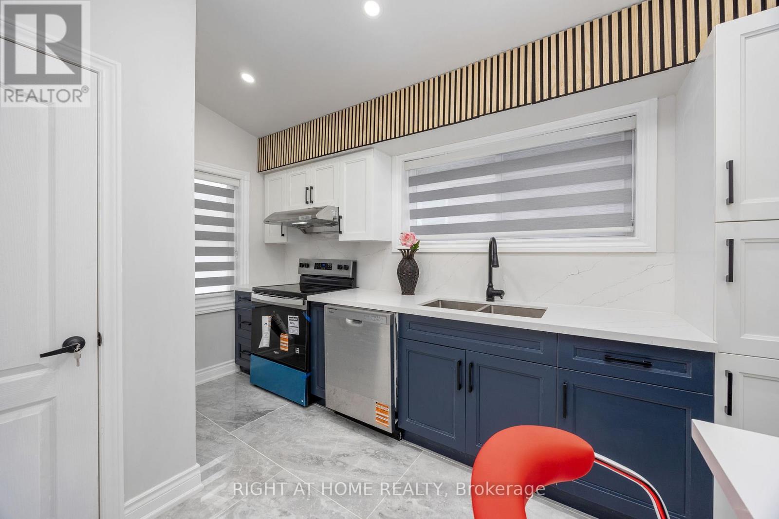 53 Gaiety Drive, Toronto, ON - Indoor Photo Showing Kitchen With Double Sink