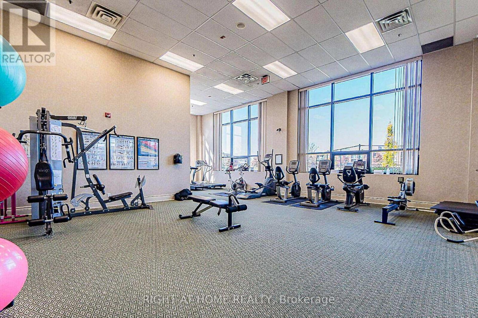 318 - 40 Via Rosedale, Brampton, ON - Indoor Photo Showing Gym Room