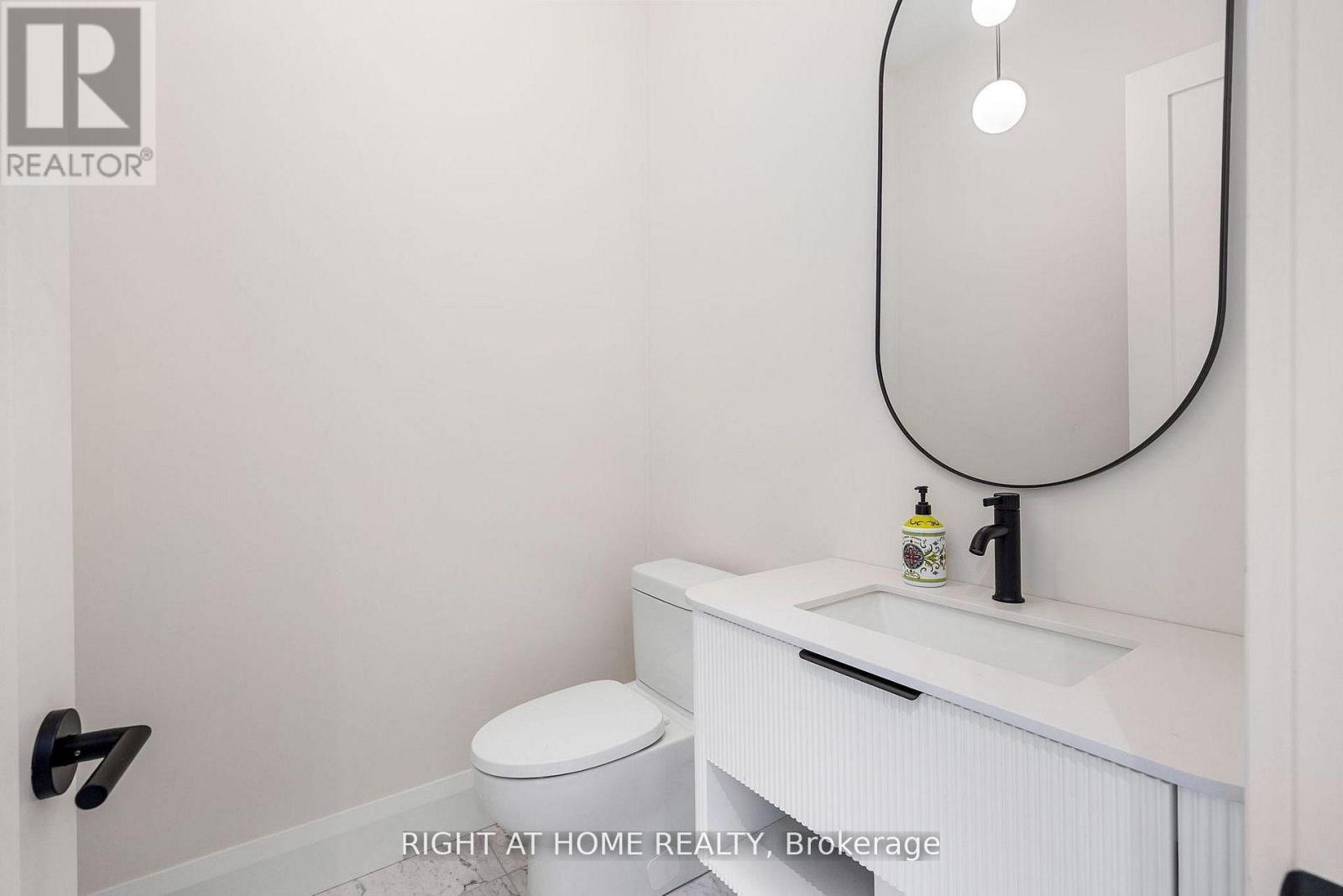 Powder Room - 120 Hammell Street, Toronto, ON - Indoor Photo Showing Bathroom